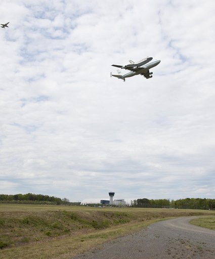 Shuttle Discovery Fly-Over