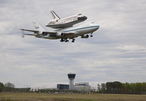 Shuttle Discovery Fly-Over
