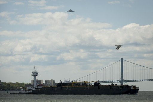 Shuttle Enterprise Flight To New York
