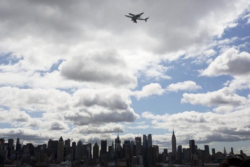 Shuttle Enterprise Flight To New York