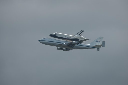 Shuttle Enterprise Flight To New York