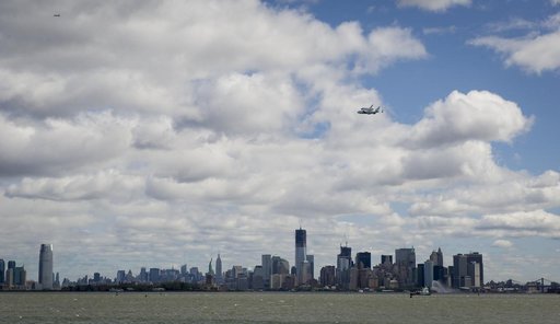 Shuttle Enterprise Flight To New York