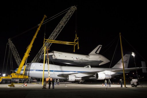 Space Shuttle Enterprise Demate