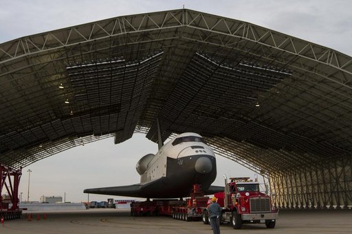 Space Shuttle Enterprise Demate