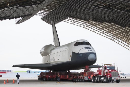 Space Shuttle Enterprise Demate