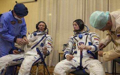 Expedition 31 Crew Prepares For Launch