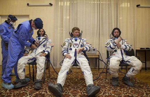 Expedition 31 Crew Prepares For Launch