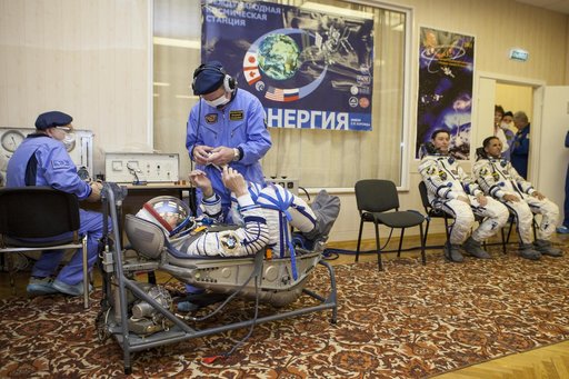 Expedition 31 Crew Prepares For Launch