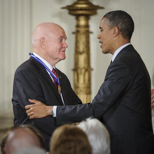 John Glenn Receives Presidential Medal of Freedom