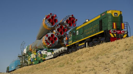 Expedition 32 Soyuz Rocket Rollout