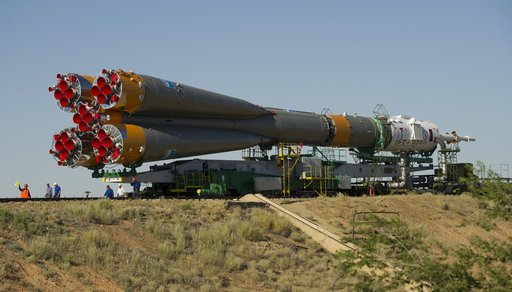 Expedition 32 Soyuz Rocket Rollout