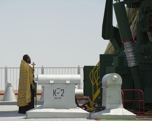 Expedition 32 Soyuz Rocket Blessing
