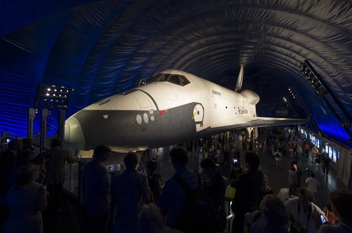 Intrepid Space Shuttle Pavilion Opening