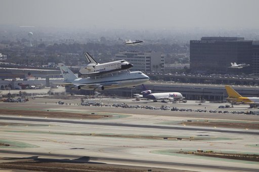Endeavour Lands at LAX