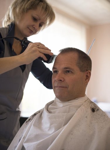 Expedition 33 Crew Hair Cut