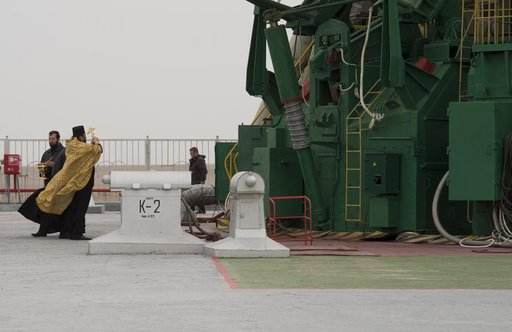 Expedition 35 Soyuz Rocket Blessing