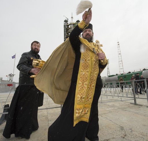 Expedition 35 Soyuz Rocket Blessing