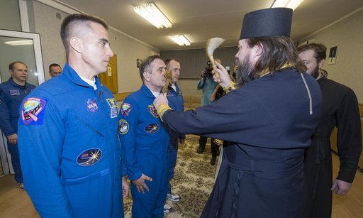 Expedition 35 Crew Blessing