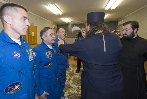 Expedition 35 Crew Blessing