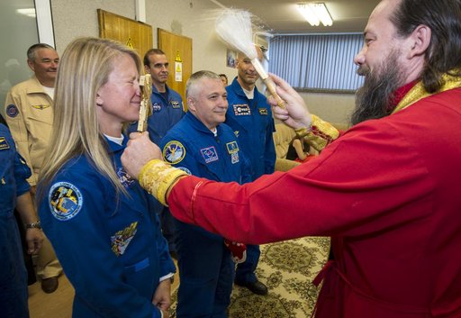 Expedition 36 Crew Blessing