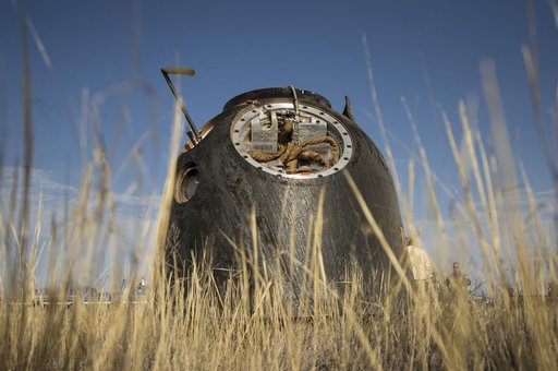 Expedition 36 Soyuz TMA-08M Landing