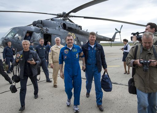 Expedition 36 Soyuz TMA-08M Landing