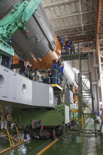 Expedition 37 Soyuz Rocket