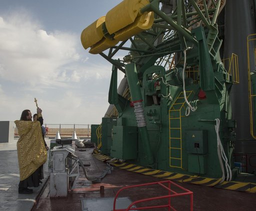 Expedition 37 Soyuz Rocket Blessing