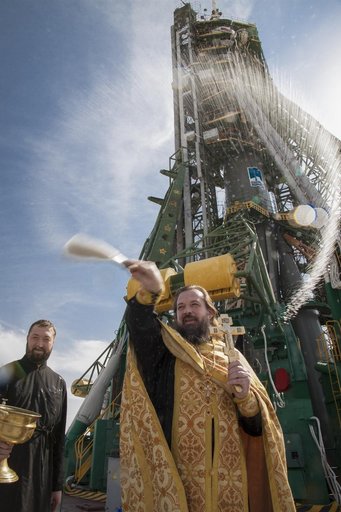 Expedition 37 Soyuz Blessing