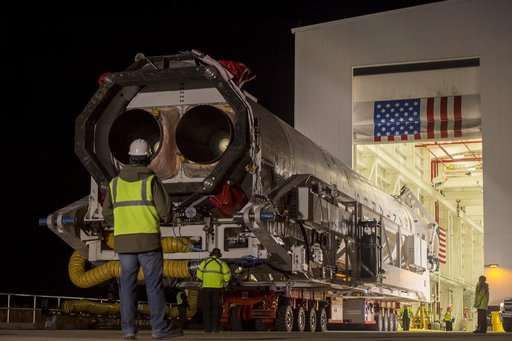 Antares Rocket Rollout