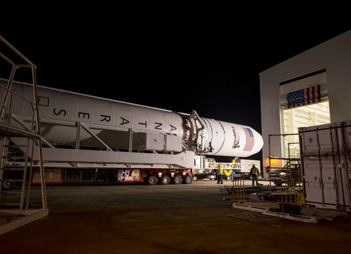 Antares Rocket Rollout
