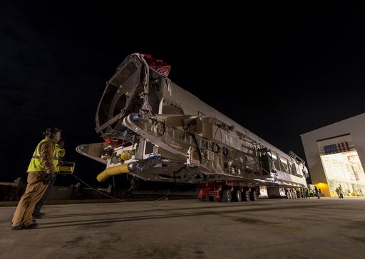 Antares Rocket Rollout