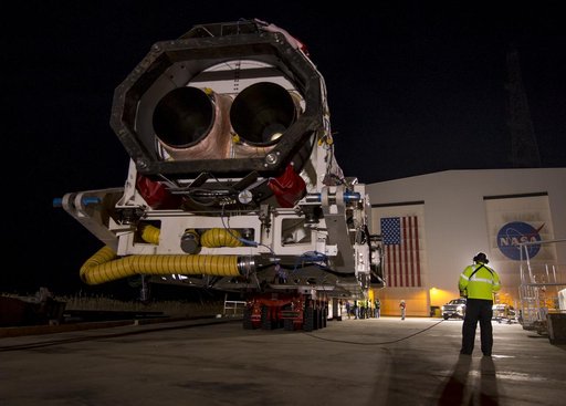 Antares Rocket Rollout