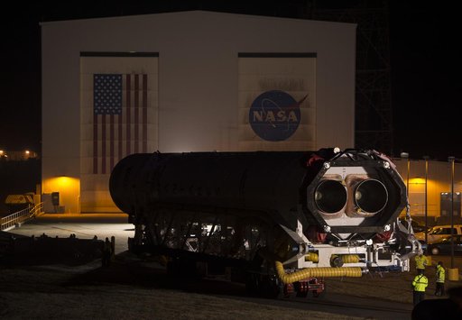 Antares Rocket Rollout