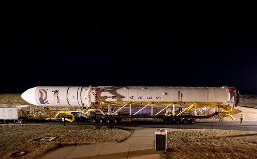 Antares Rocket Rollout