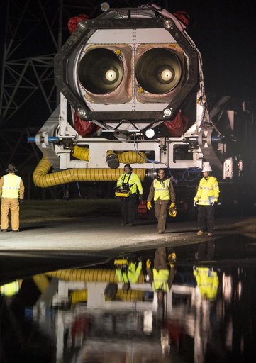 Antares Rocket Rollout