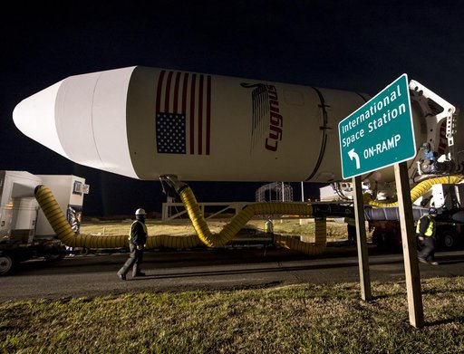 Antares Rocket Rollout