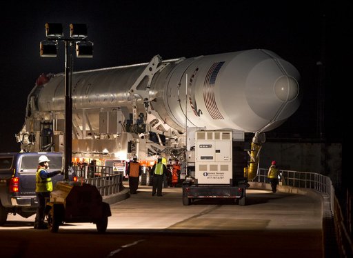 Antares Rocket Rollout