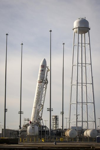 Antares Rocket Preparation