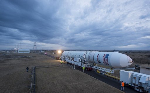 Antares Rocket Rollout