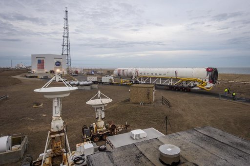 Antares Rocket Rollout