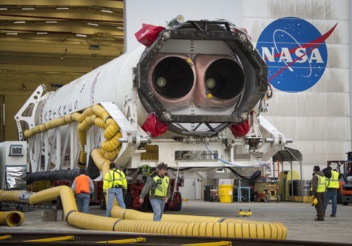 Antares Rocket Rollout