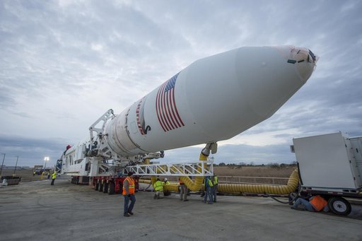 Antares Rocket Rollout