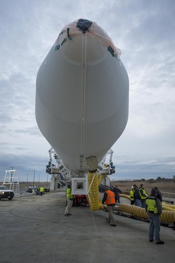 Antares Rocket Rollout