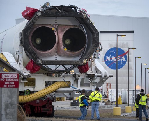 Antares Rocket Rollout