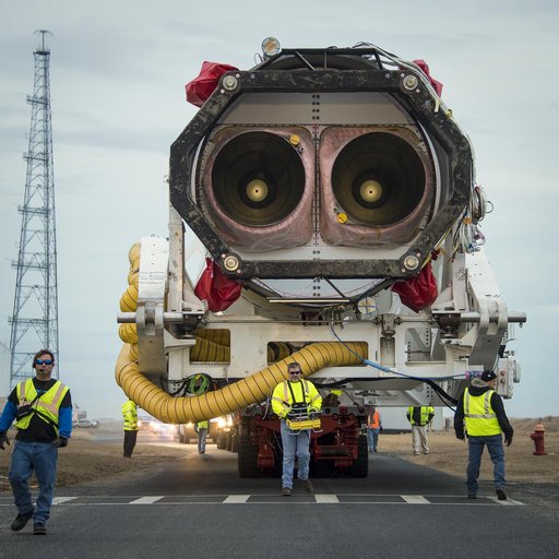 Antares Rocket Rollout