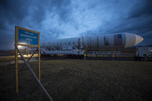 Antares Rocket Rollout