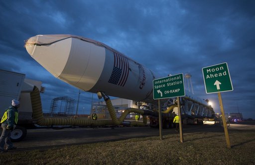Antares Rocket Rollout