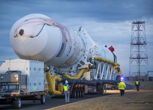 Antares Rocket Rollout
