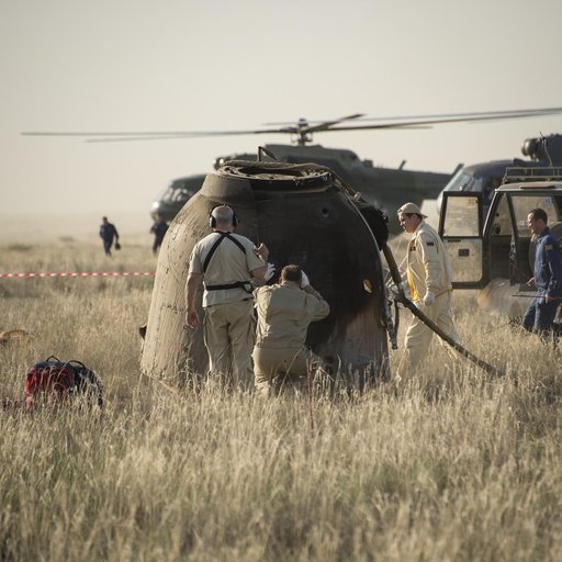 Expedition 39 Soyuz TMA-11M Landing